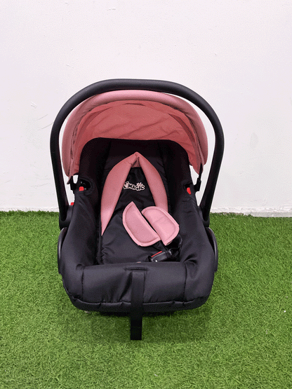 COCHE CON PORTA BEBE - 300DPINK
