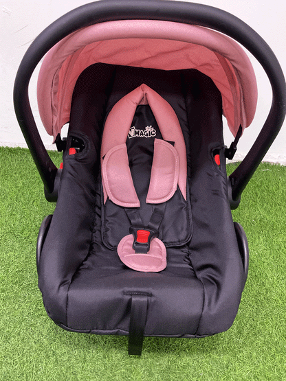 COCHE CON PORTA BEBE - 300DPINK