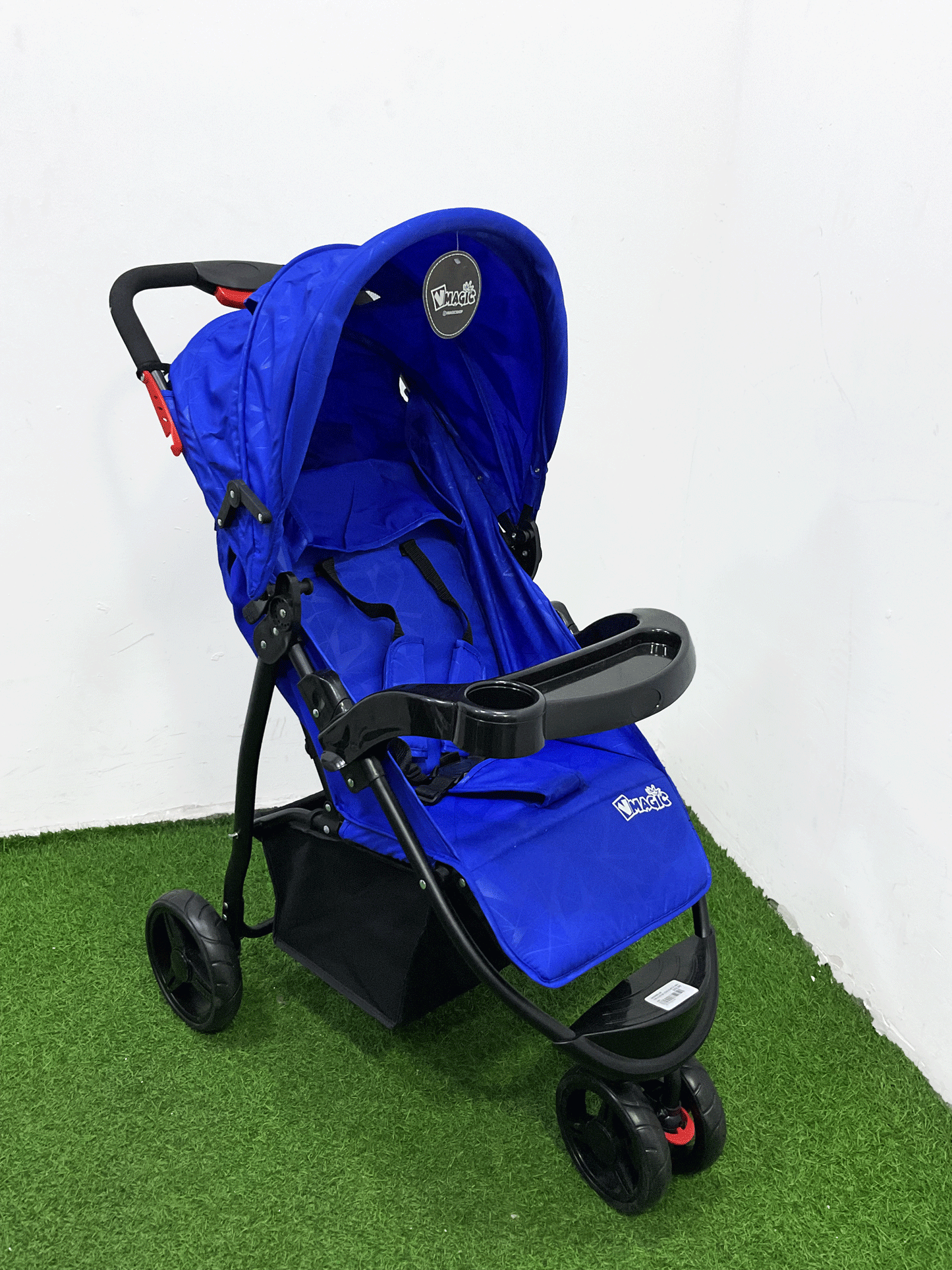 COCHE CON PORTA BEBE - HZ006BLUE