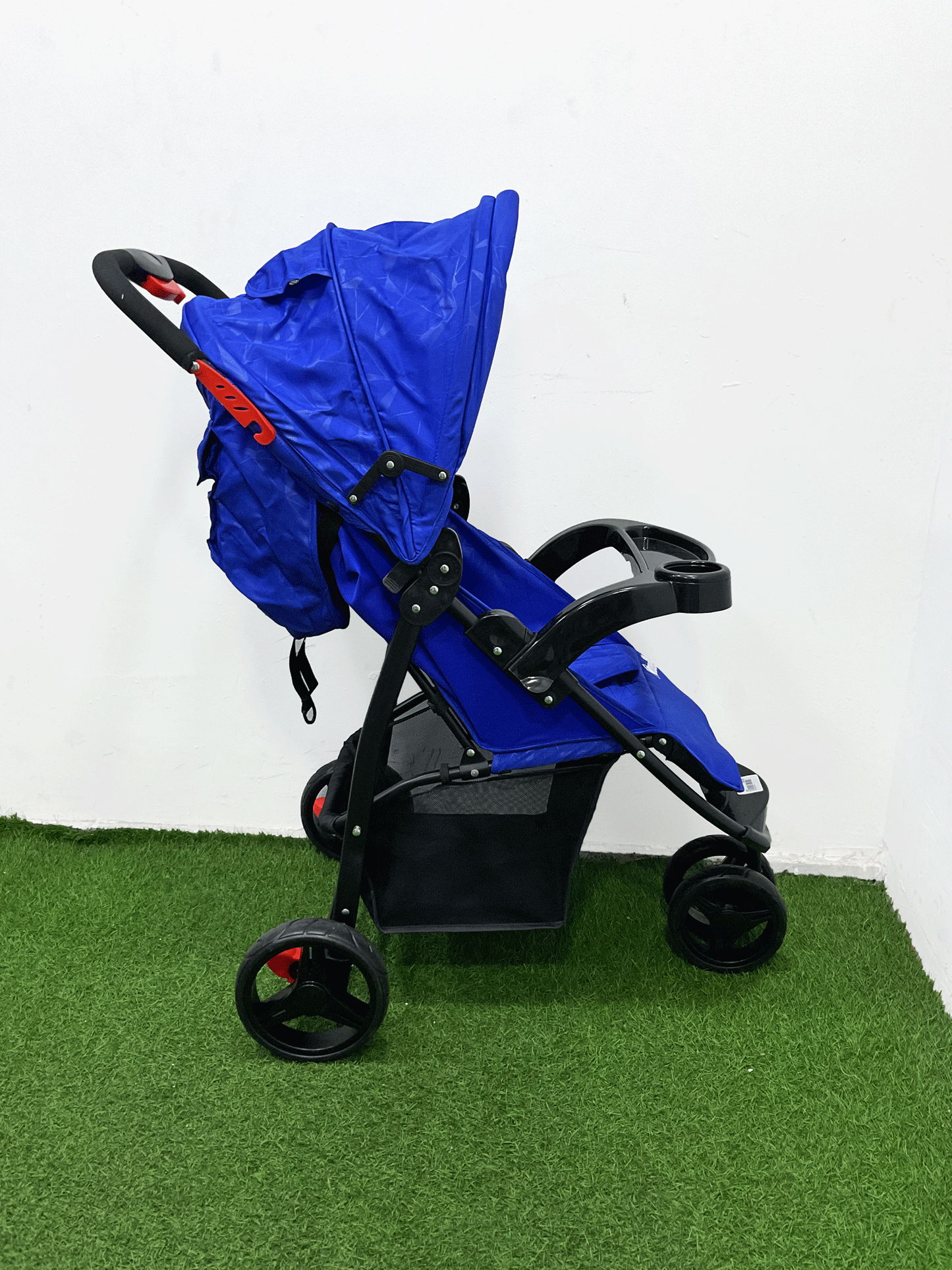 COCHE CON PORTA BEBE - HZ006BLUE
