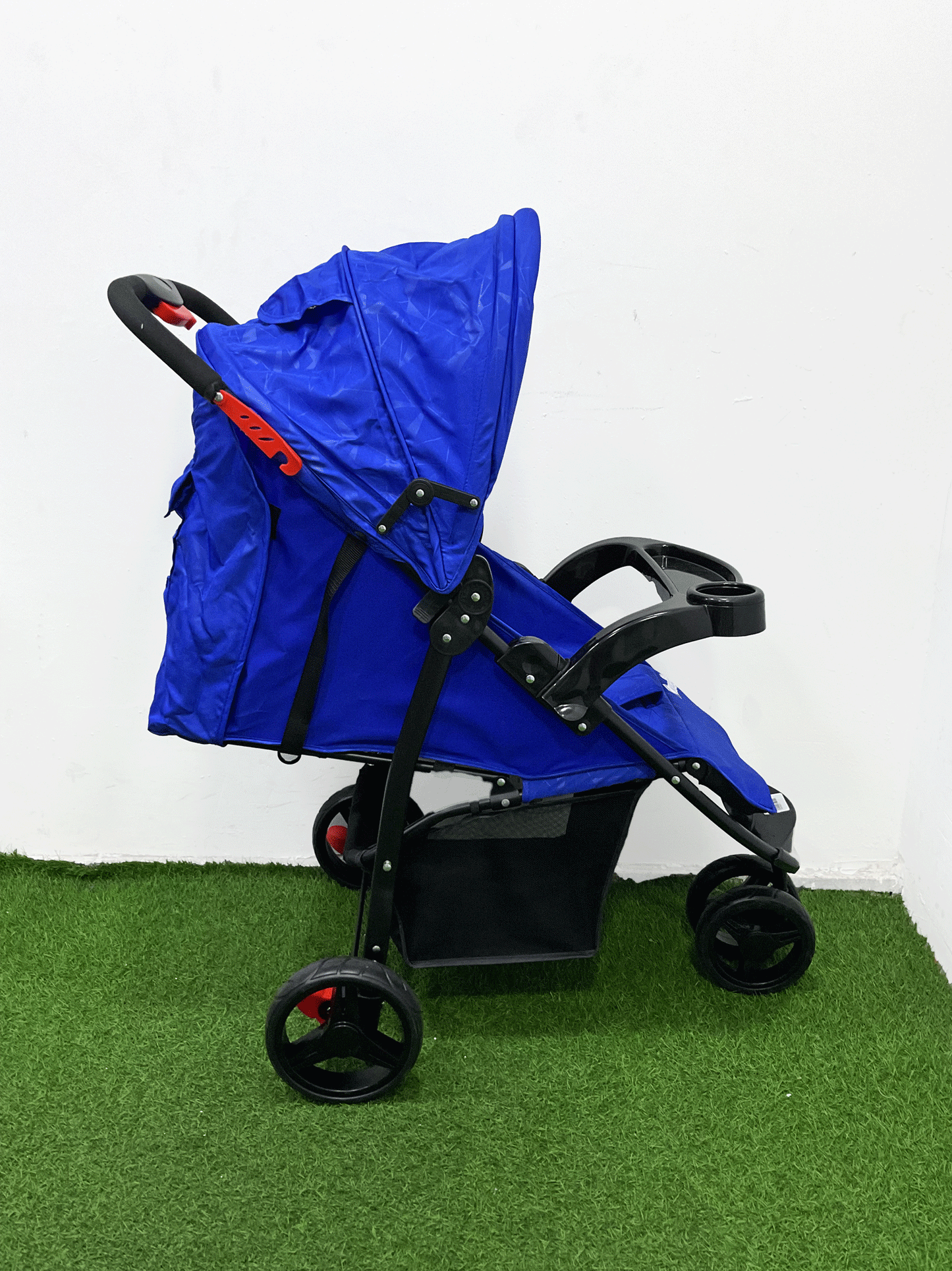 COCHE CON PORTA BEBE - HZ006BLUE