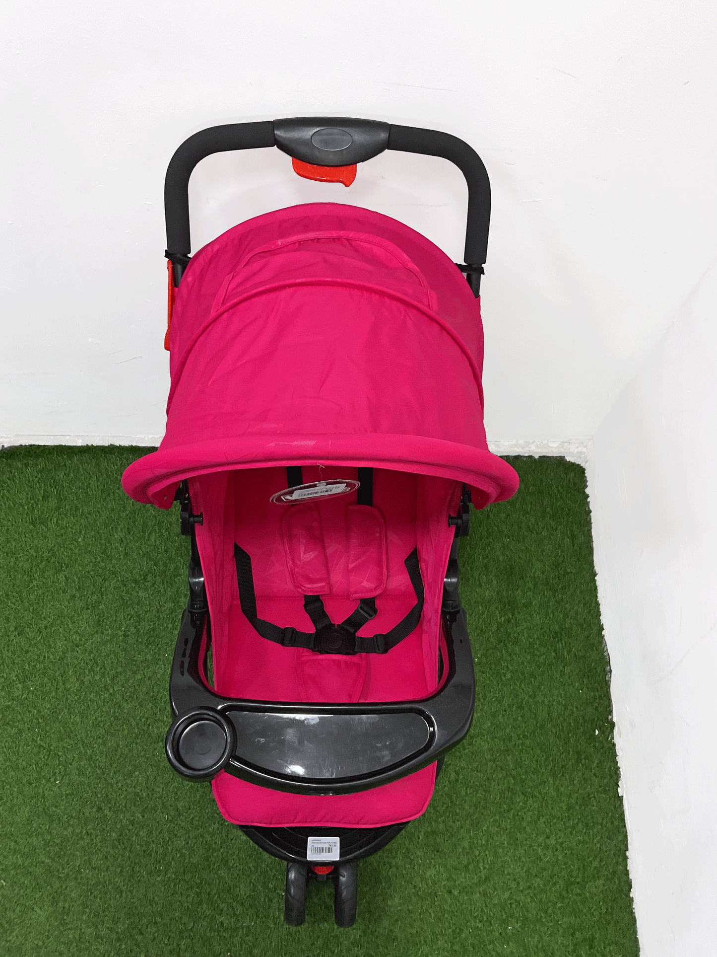 COCHE CON PORTA BEBE - HZ006PINK