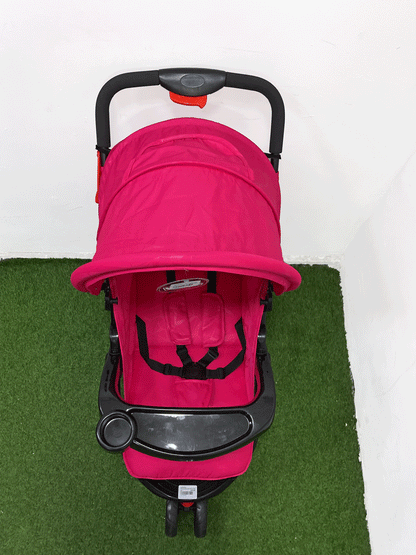 COCHE CON PORTA BEBE - HZ006PINK