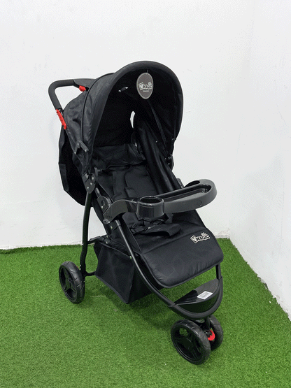 COCHE CON PORTA BEBE - HZ006BLACK