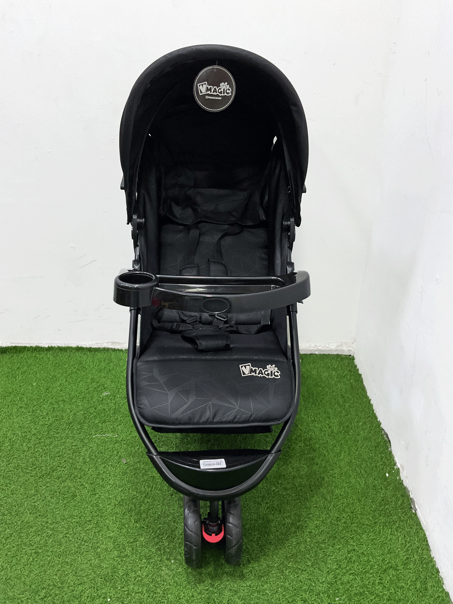 COCHE CON PORTA BEBE - HZ006BLACK