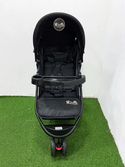 COCHE CON PORTA BEBE - HZ006BLACK