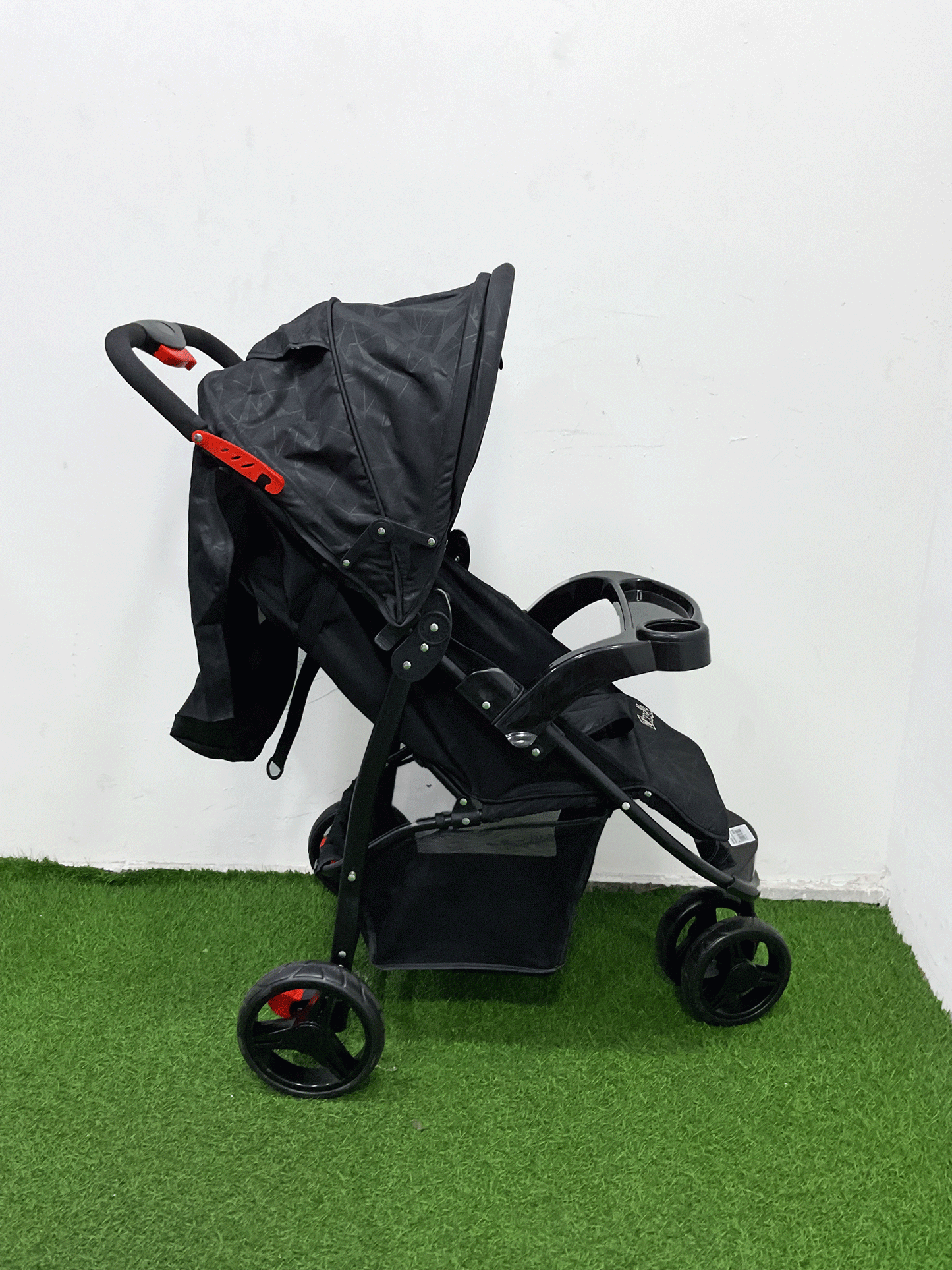 COCHE CON PORTA BEBE - HZ006BLACK