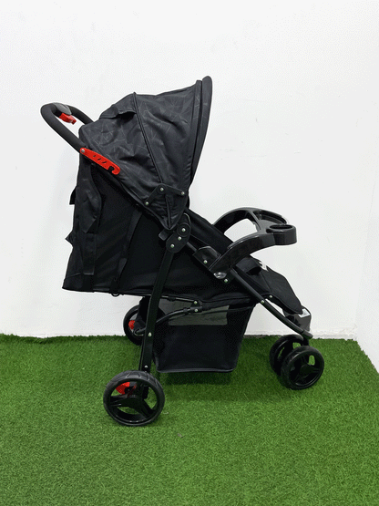 COCHE CON PORTA BEBE - HZ006BLACK