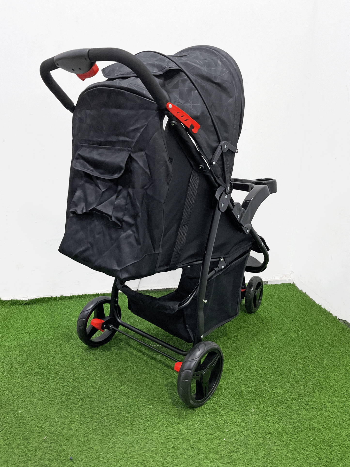 COCHE CON PORTA BEBE - HZ006BLACK