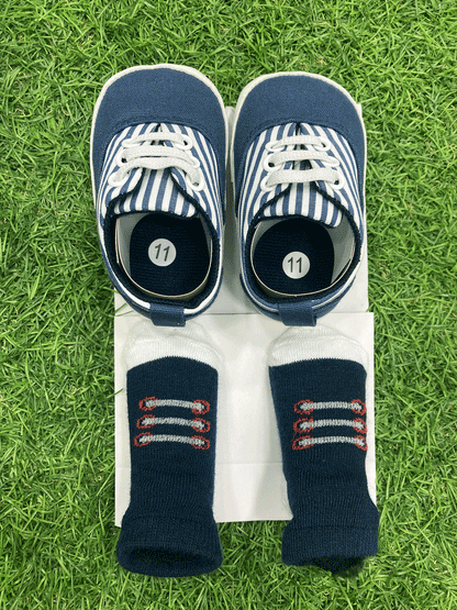 SET DE ZAPATOS Y MEDIAS PARA BEBE - 87072