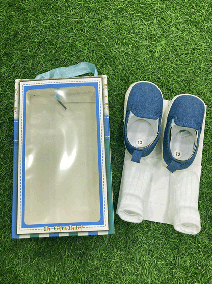 SET DE ZAPATOS Y MEDIAS PARA BEBE - 87072