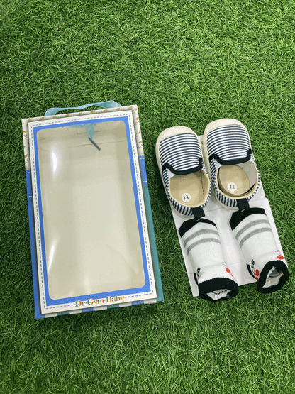 SET DE ZAPATOS Y MEDIAS PARA BEBE - 87072