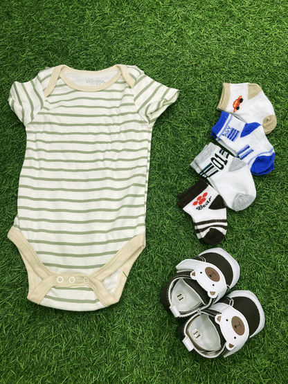 SET DE BODY,ZAPATOS Y MEDIAS PARA BEBE - 87070