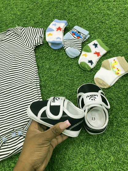 SET DE BODY,ZAPATOS Y MEDIAS PARA BEBE - 87070