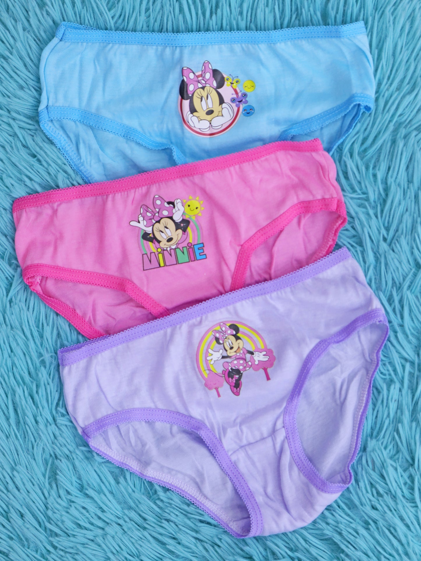 Set 3 pantys temática Minnie Mouse -D4MI611D