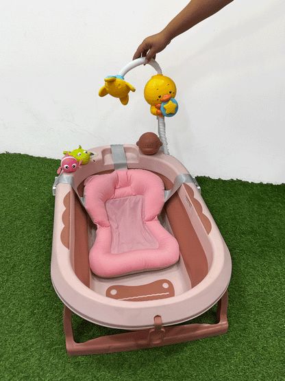 BAÑERA PLEGABLE CON TERMÓMETRO DÍGITAL - BMQ11