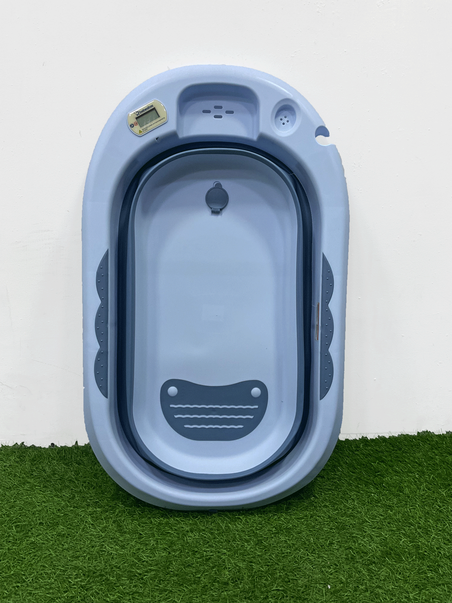 BAÑERA PLEGABLE CON TERMOMETRO DIGITAL -  BMQ12