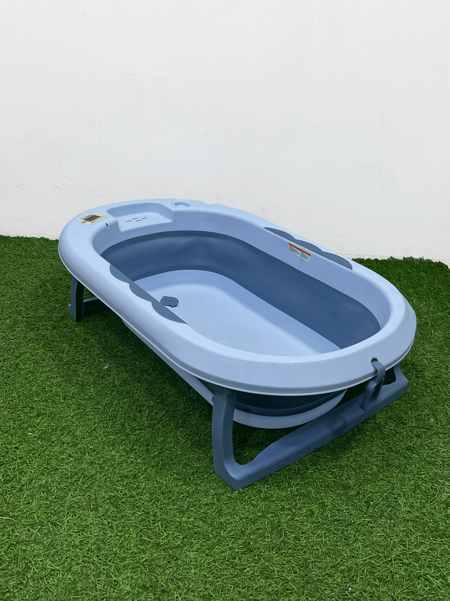 BAÑERA PLEGABLE CON TERMOMETRO DIGITAL -  BMQ12