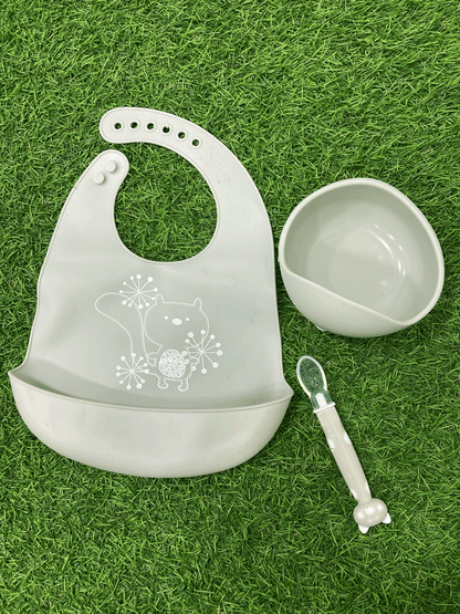 SET DE PLATO Y BABERO-BBX163