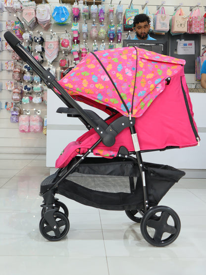Coche con porta bebé DOBLE VISTA- SPM1000