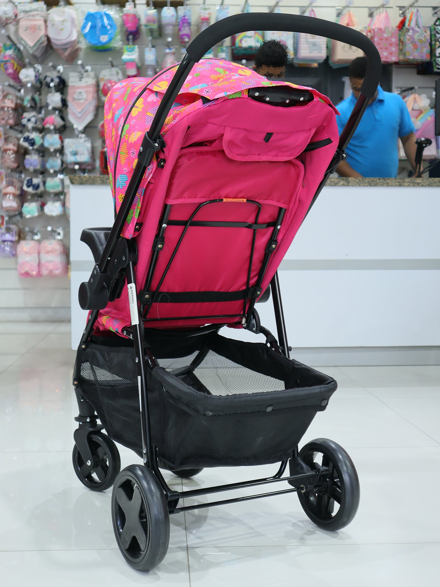 Coche con porta bebé DOBLE VISTA- SPM1000