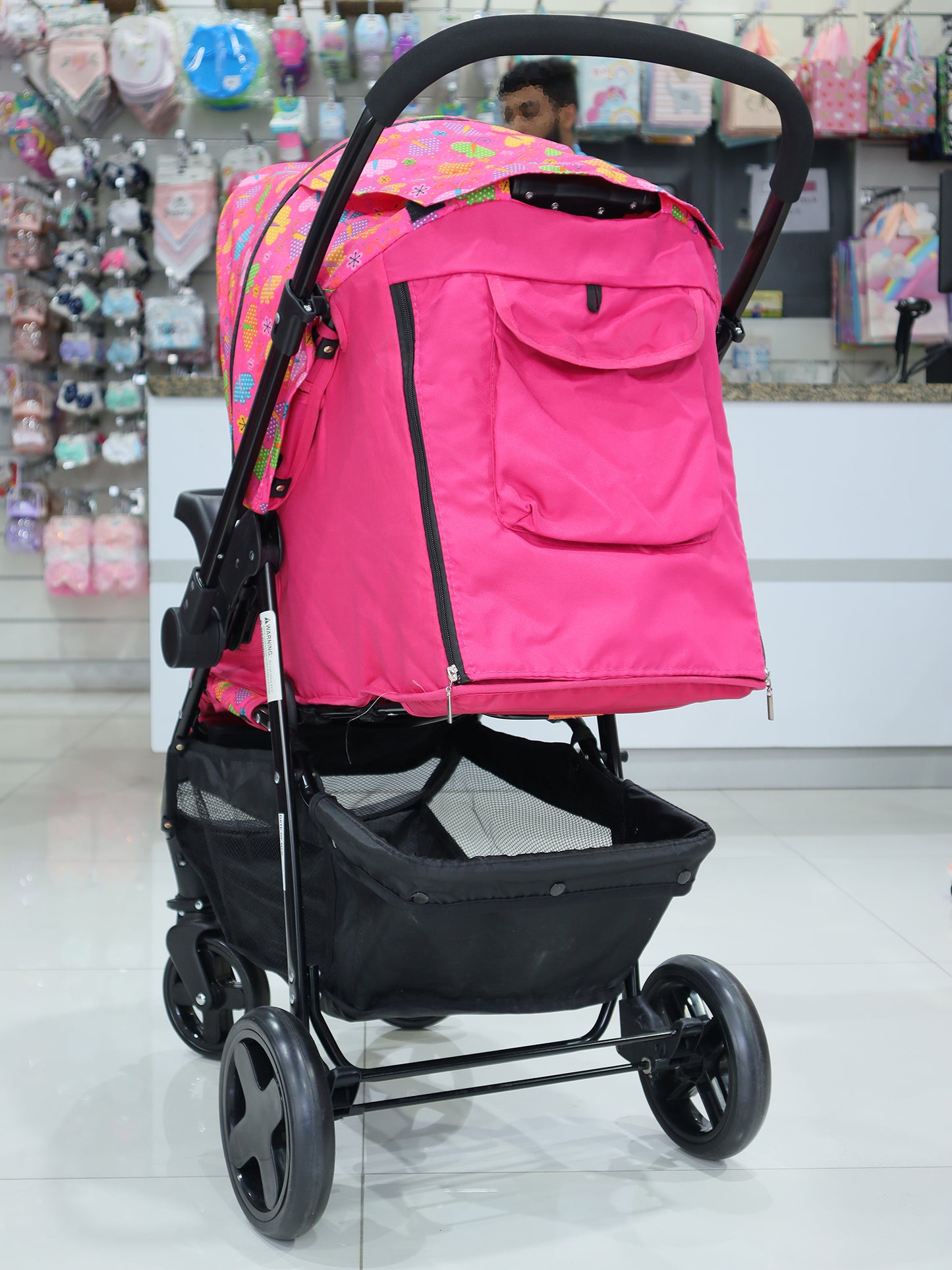 Coche con porta bebé DOBLE VISTA- SPM1000