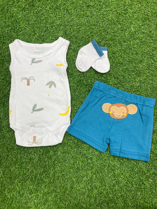 SET DE BODY,SHORTS Y MEDIAS - R90778
