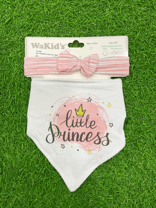 SET DE BABEROS Y LAZOS - A77085