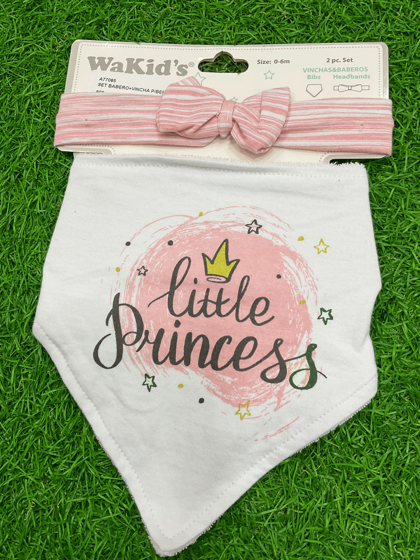 SET DE BABEROS Y LAZOS - A77085
