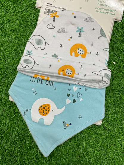 SET DE GORRITO Y BABERO - A77084