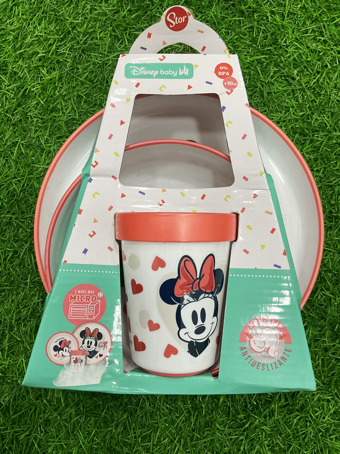 SET DE PLATO Y VASO - 10795