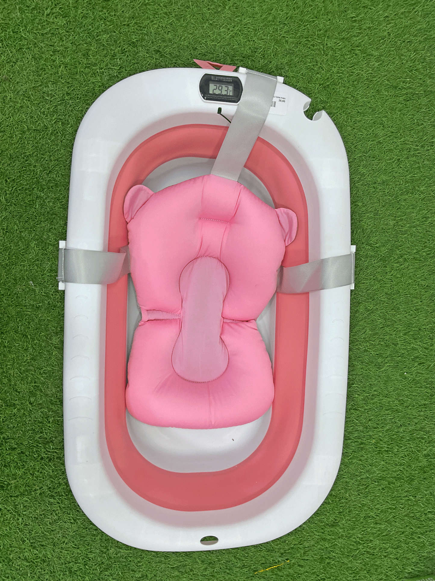 BAÑERA PLEGABLE CON TERMÓMETRO DÍGITAL - A77780/A77781