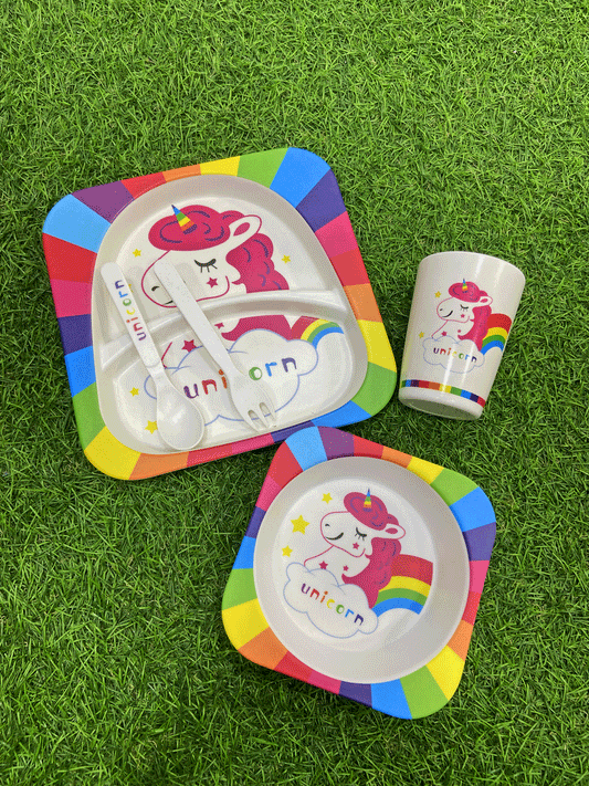 SET DE PLATOS,VASO Y CUBIERTOS - 87061