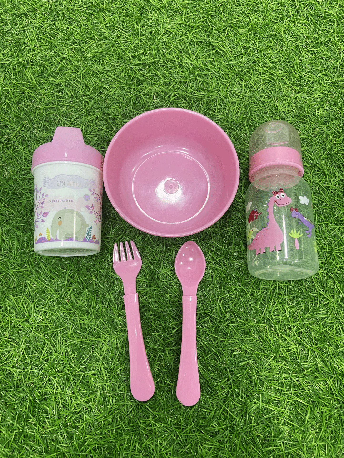 SET DE TASA,BIBERÓN,VASO Y CUBIERTOS - LP9974