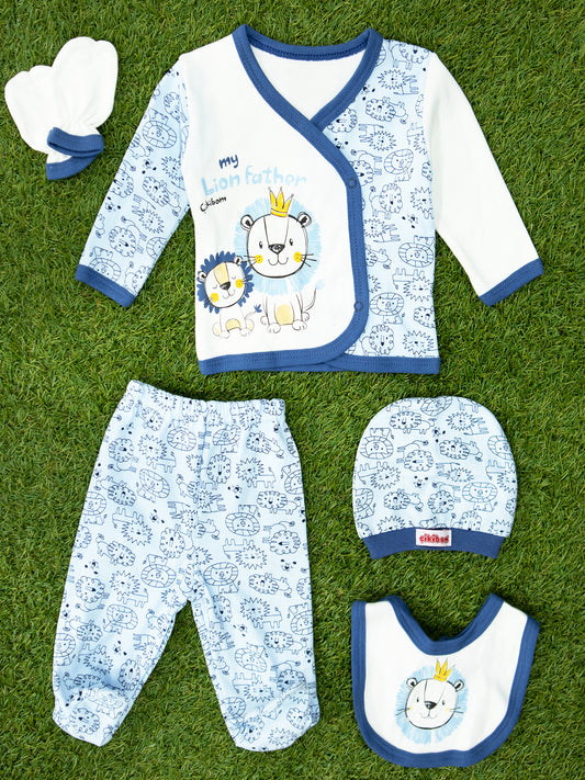 Set completo camisa, gorro, babero, manoplas y mono - 3680626CE