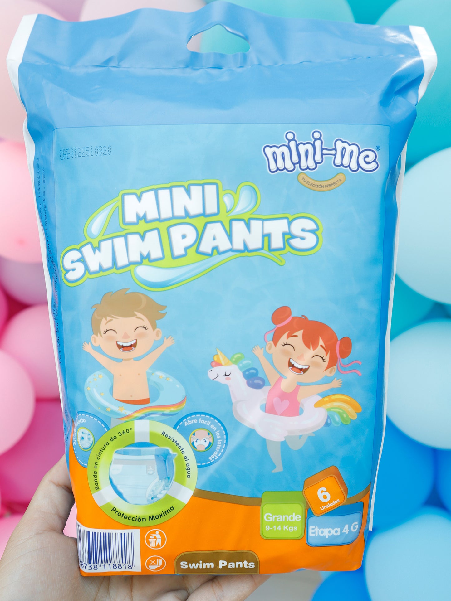 Pañales tipo pants para nadar grande G