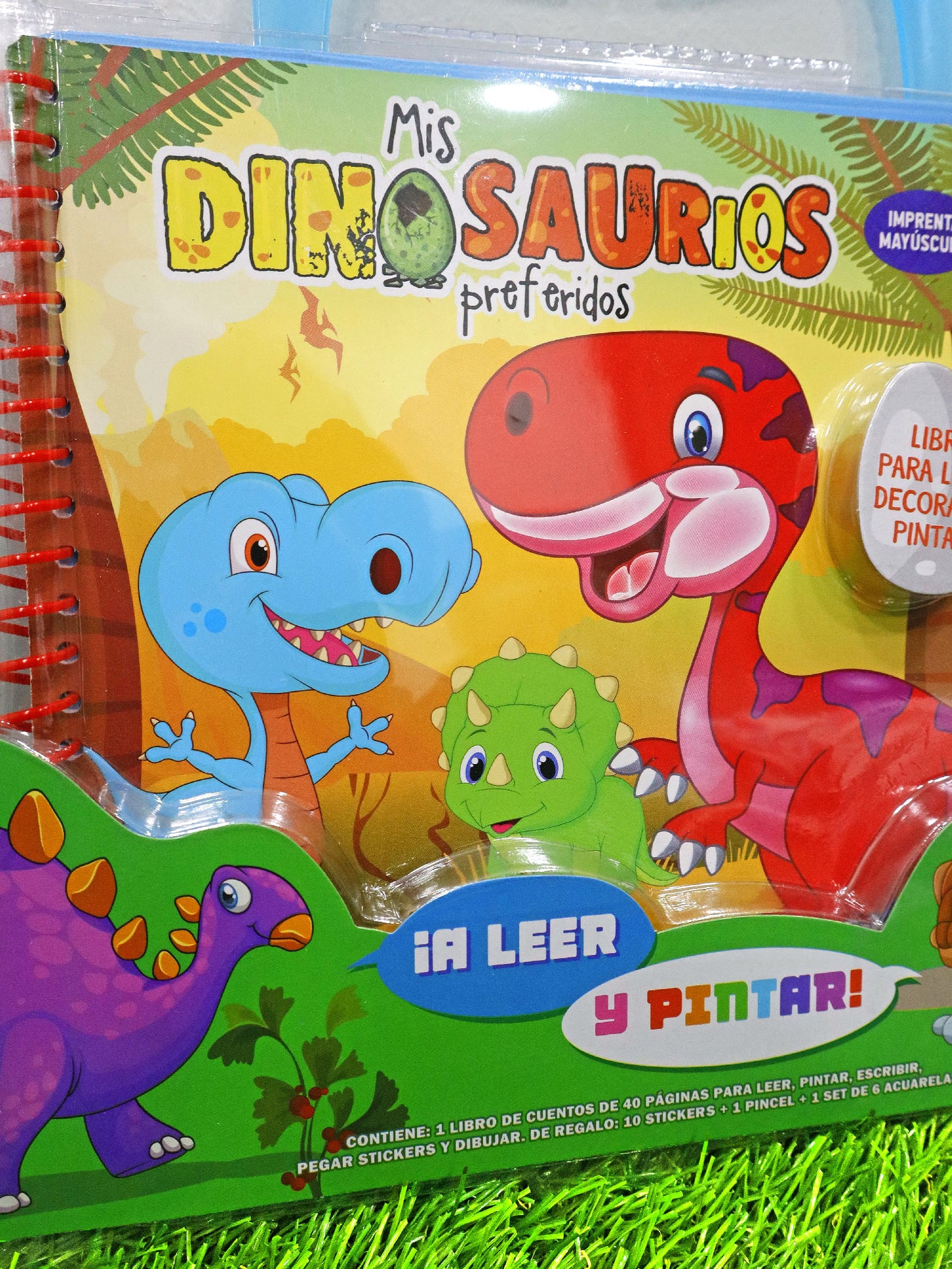 Libro Didáctico de Dinosaurios para Niños - LIST101