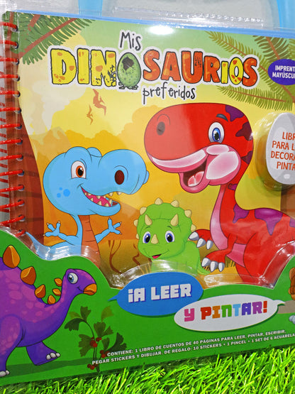 Libro Didáctico de Dinosaurios para Niños - LIST101