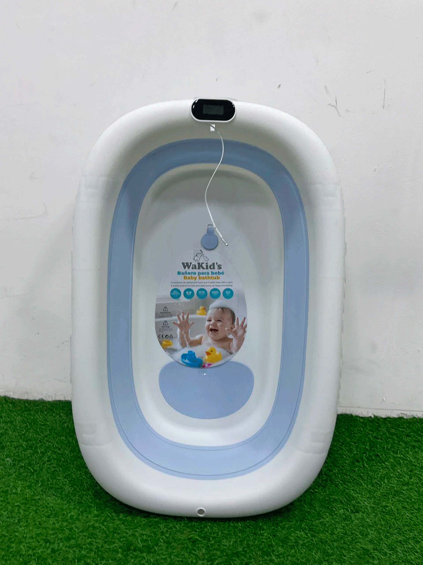 BAÑERA PLEGABLE CON TERMÓMETRO DÍGITAL - A78213