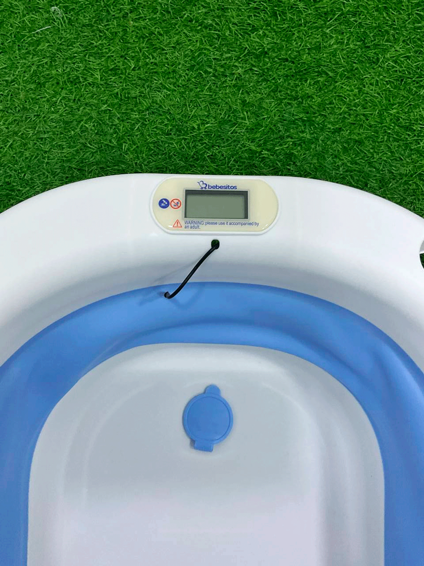 BAÑERA PLEGABLE CON TERMÓMETRO DÍGITAL - JM201