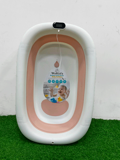 BAÑERA PLEGABLE CON TERMÓMETRO DÍGITAL - A78214