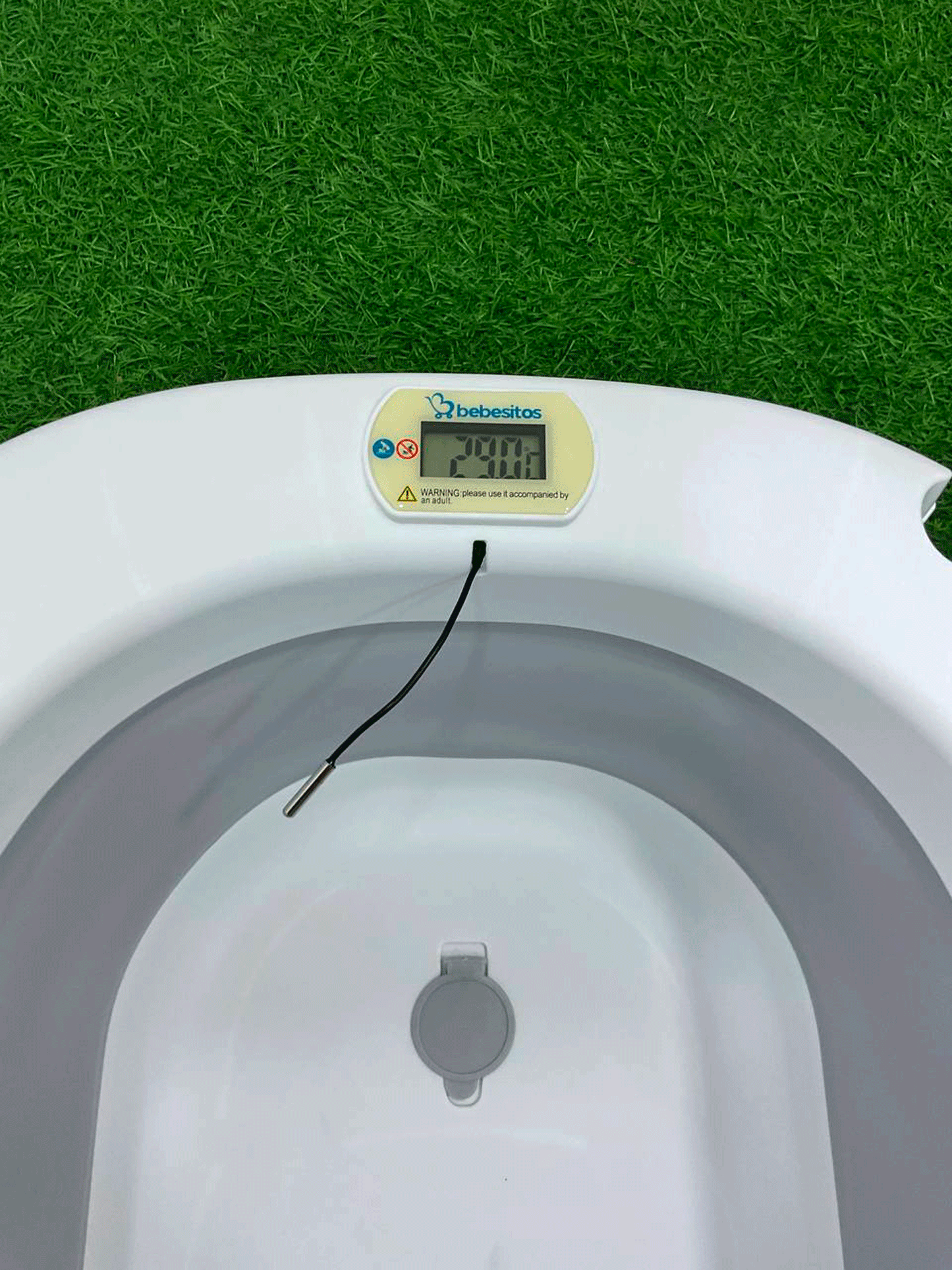 BAÑERA PLEGABLE CON TERMÓMETRO DÍGITAL - JM502